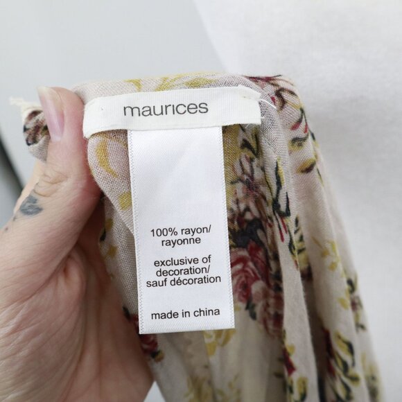 Maurices Infinity Scarf Multi Cottagecore Grannycore Boho Feminine Romantic - Picture 4 of 16